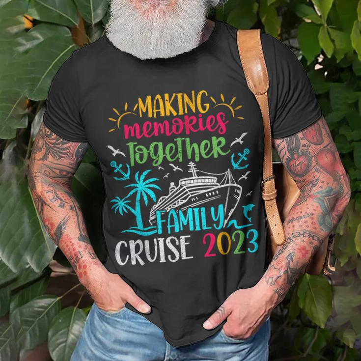 Family Cruise 2023 Making Memories Together T-Shirt Gifts for Old Men