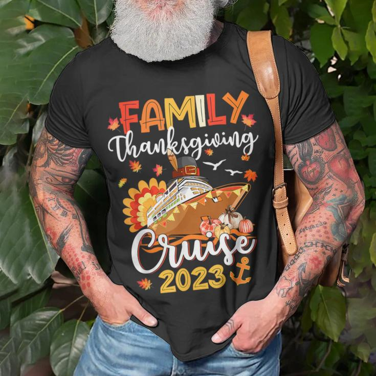 Family Thanksgiving Cruise 2023 Autumn Cruise Squad Matching T-Shirt Gifts for Old Men