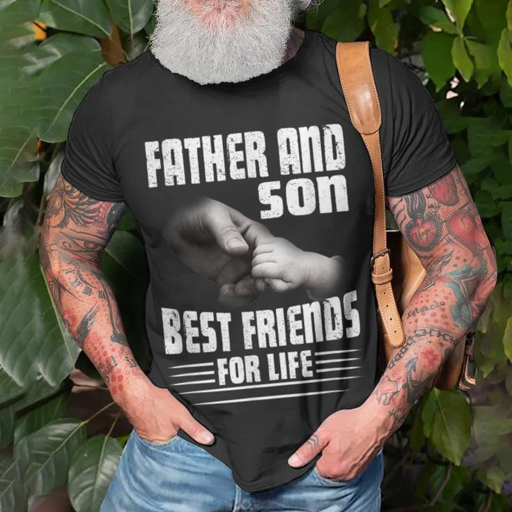Father And Son Best Friends For Life Cool Matching Family Unisex T-Shirt Gifts for Old Men