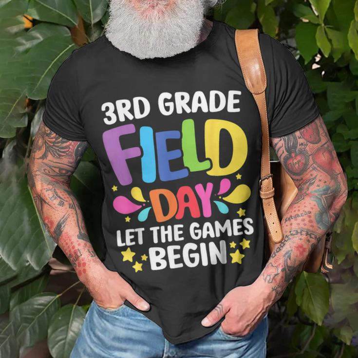 Field Day 2023 Students Field Day 3Rd Grade Let Games Begin Unisex T-Shirt Gifts for Old Men