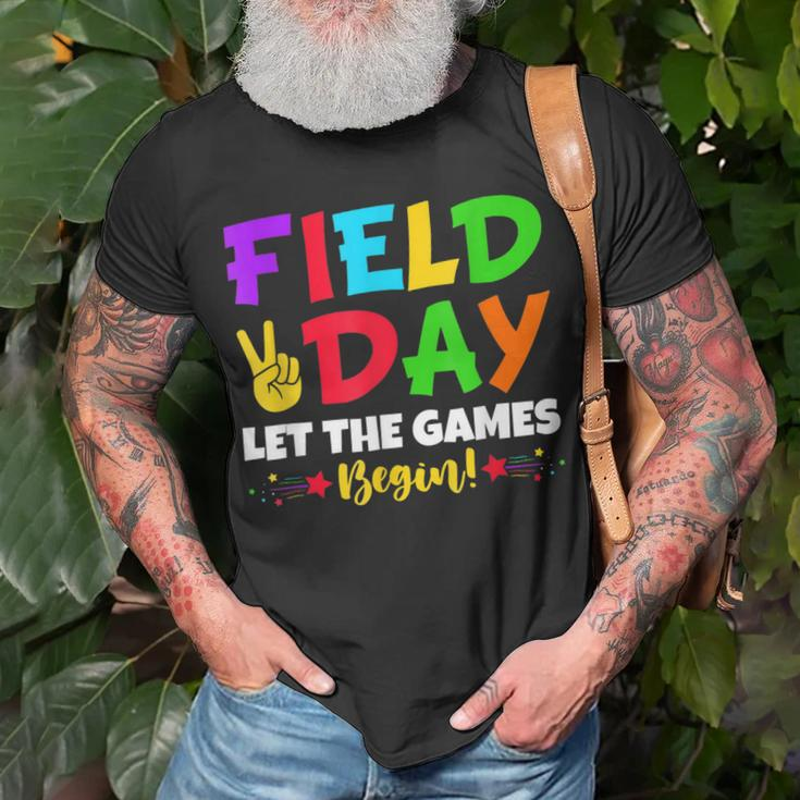 Field Day Let The Games Begin Cool Design Unisex T-Shirt Gifts for Old Men