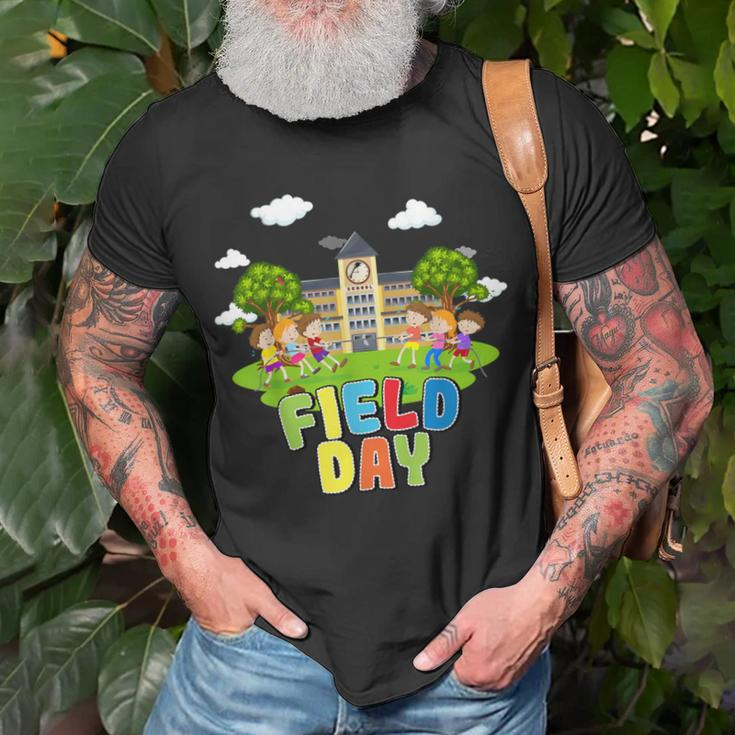 Field Day Tug Of War T-Shirt Gifts for Old Men