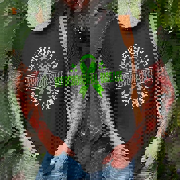 Her Fight Is My Fight Mitochondrial Disease Awareness T-Shirt Gifts for Old Men