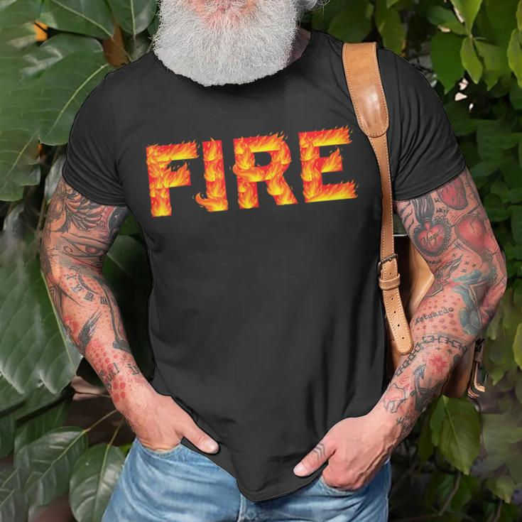 Fire And Ice Last Minute Halloween Matching Couple Costume T-Shirt Gifts for Old Men