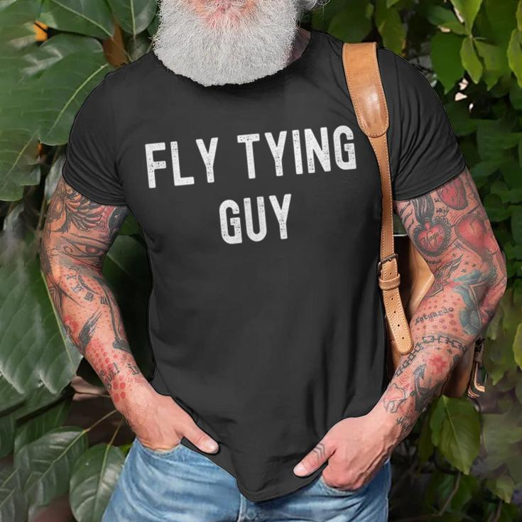 Fly Tying Lover Fly Tying Guy T-Shirt Gifts for Old Men