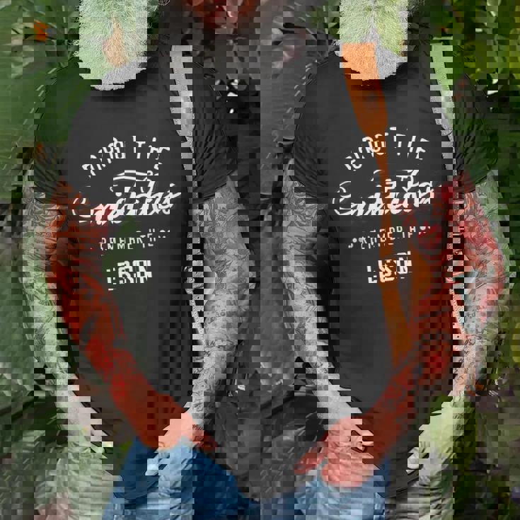 Forget The Mistakes Remember The Lesson Unisex T-Shirt Gifts for Old Men Forget The Mistakes Remember The Lesson Unisex T-Shirt Gifts for Old Men