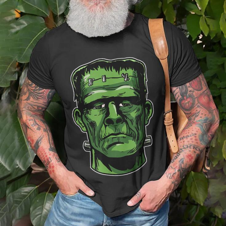 Frankenstein Monster Cartoon Horror Movie Monster Halloween Halloween T-Shirt Gifts for Old Men