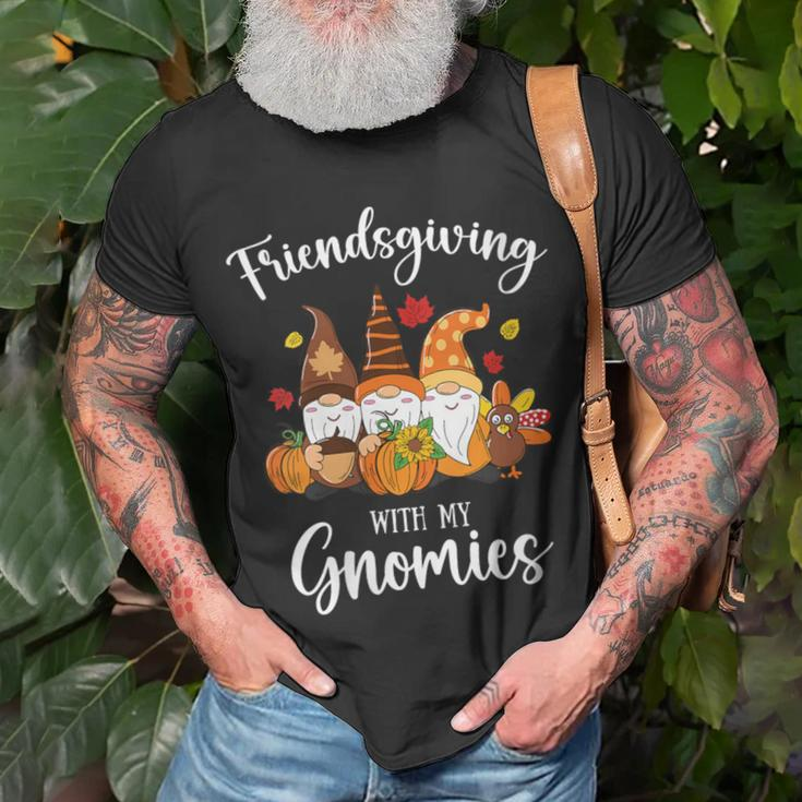 Friendsgiving With My Gnomies Thanksgiving Three Gnomes T-Shirt Gifts for Old Men