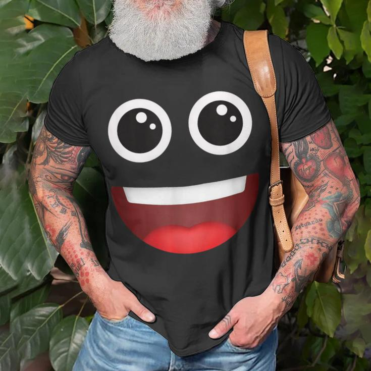 Group Costume Halloween Team Outfit Poop Emoticon T-Shirt Gifts for Old Men
