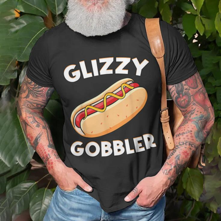 Hot Dog Glizzy Gobbler Number One Glizzy Gladiator T-Shirt Gifts for Old Men