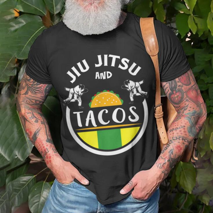 Jiu Jitsu Taco Brazilian Bjj Apparel T-Shirt Gifts for Old Men