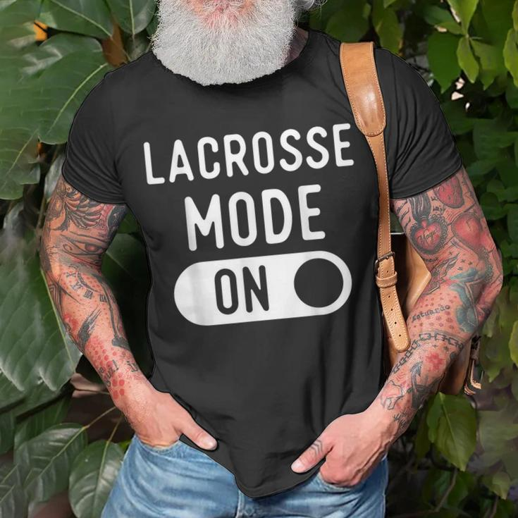 Funny Lacrosse ModeGifts Ideas For Fans & Players Lacrosse Funny Gifts Unisex T-Shirt Gifts for Old Men