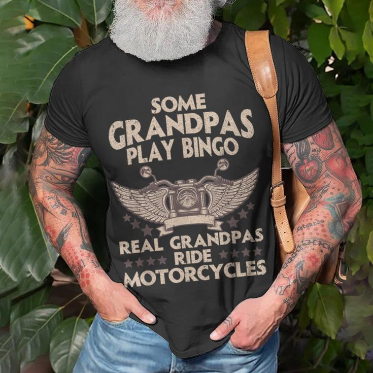 Funny Motorcycle For Grandpa Men Biker Motorcycle Rider Unisex T-Shirt Gifts for Old Men