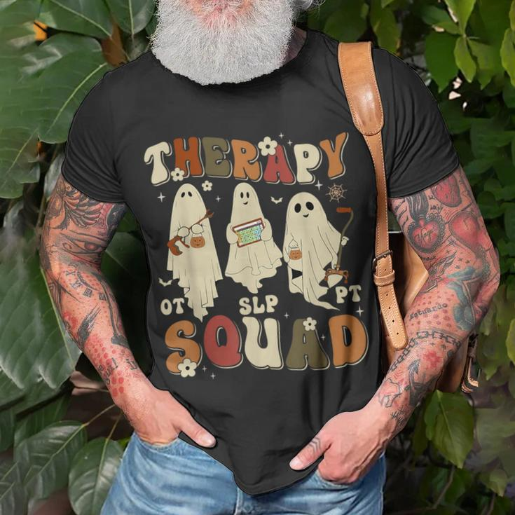 Therapy Squad Slp Ot Pt Team Halloween Therapy Squad T-Shirt Gifts for Old Men