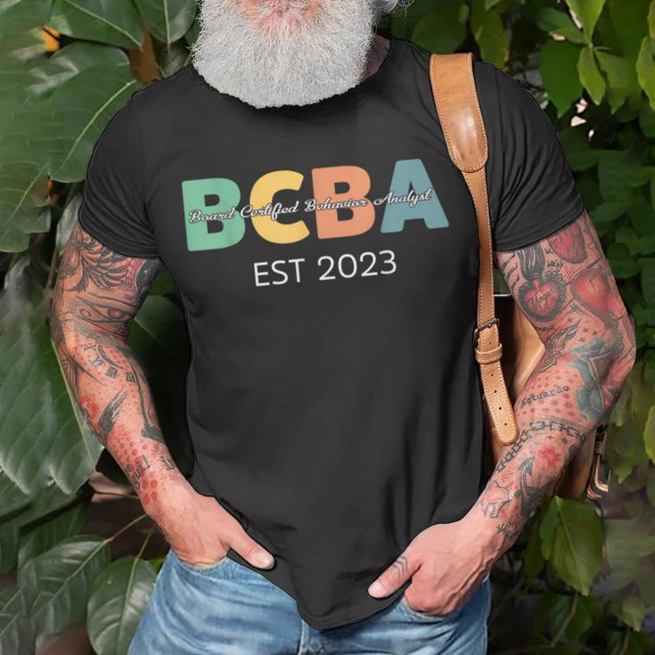 Future Behavior Analyst Bcba In Progress Training Est 2023 T-Shirt Gifts for Old Men