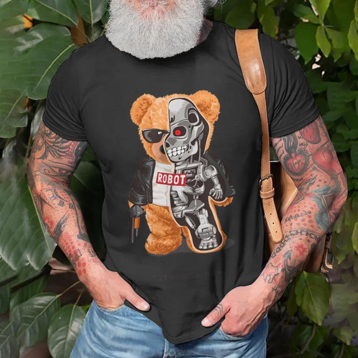 Future Is Now - Teddy Bear Robot Unisex T-Shirt Gifts for Old Men