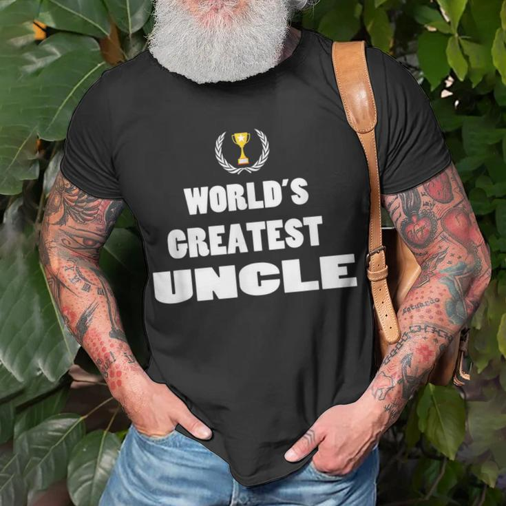 Gifts For Uncles Idea New Uncle Gift Worlds Greatest Unisex T-Shirt Gifts for Old Men