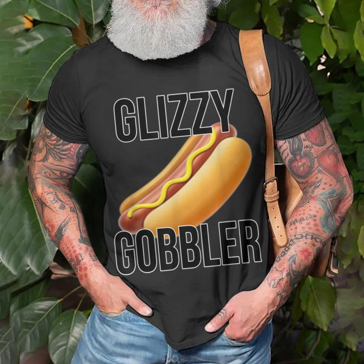 Glizzy Gobbler | Glizzy Hot Dogs | Glizzy Gang Unisex T-Shirt Gifts for Old Men
