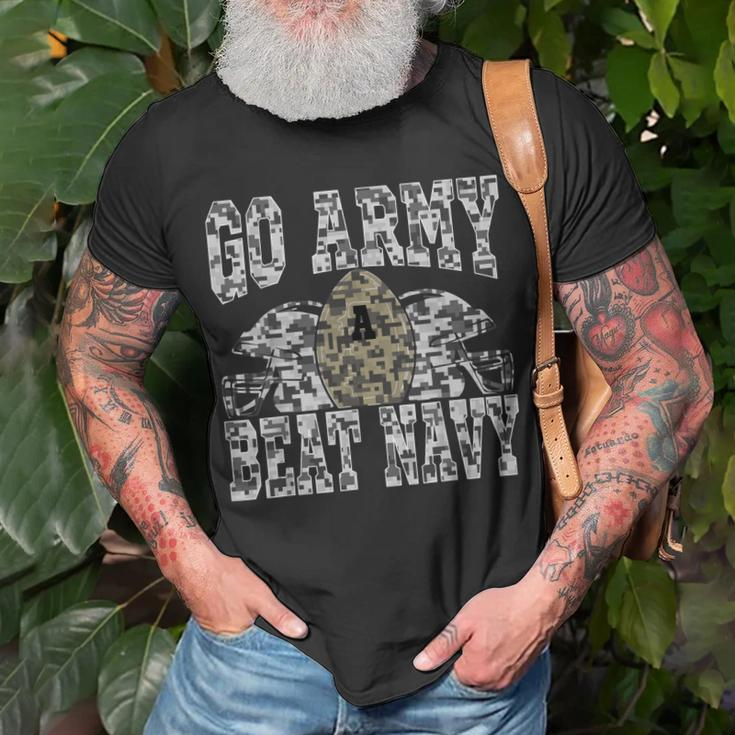 Go Army Beat Navy Americas Football Game Camo Design Unisex T-Shirt Gifts for Old Men