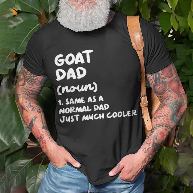 Goat Dad Definition Funny Unisex T-Shirt Gifts for Old Men