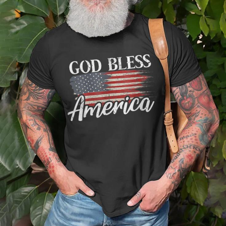 God Bless America I 4Th Of July Patriotic Usa Patriotic Funny Gifts Unisex T-Shirt Gifts for Old Men