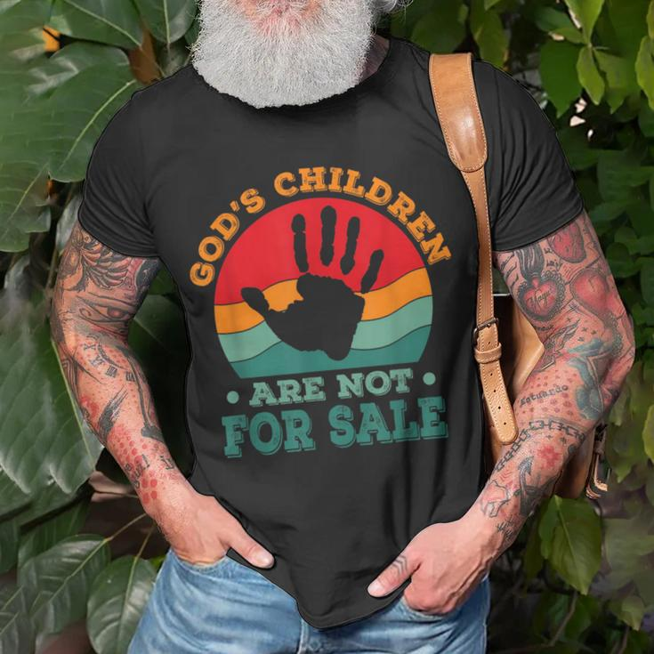 Gods Children Are Not For Sale Funny Quote Gods Childre Unisex T-Shirt Gifts for Old Men