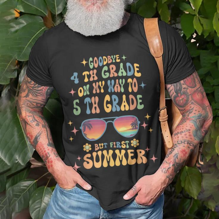 Goodbye 4Th Grade Graduation To 5Th Grade Hello Summer 2023 Unisex T-Shirt Gifts for Old Men
