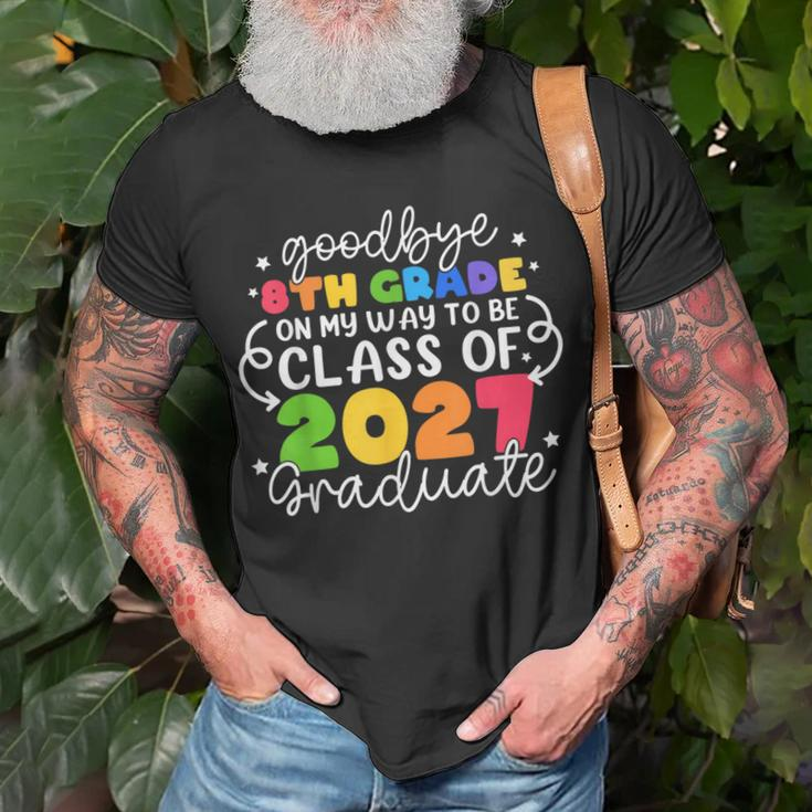 Goodbye 8Th Grade Class Of 2028 Graduate 8Th Grade Cute Unisex T-Shirt Gifts for Old Men