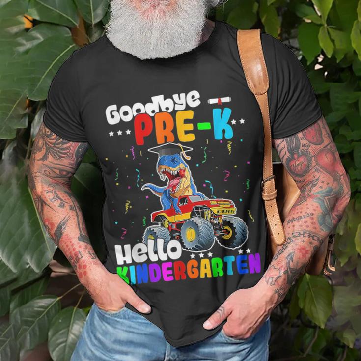 Goodbye Pre K Hello Kindergarten T Rex Boys Kids Graduation Unisex T ...