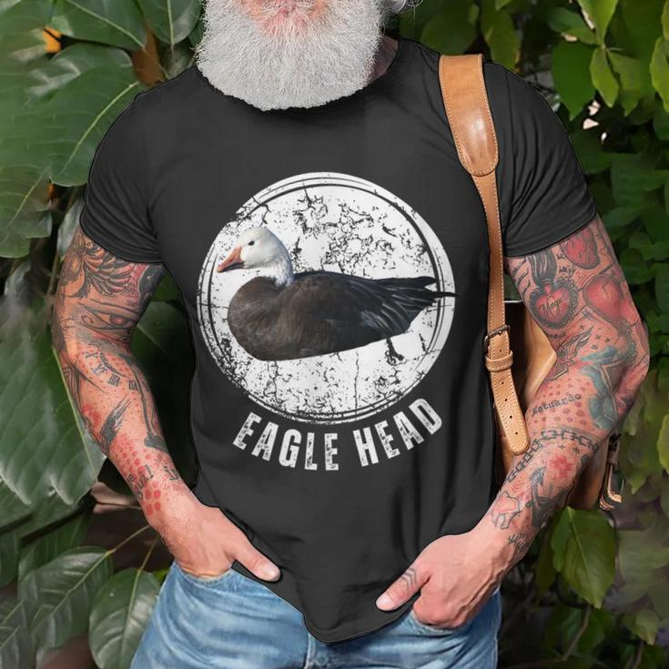 Goose Hunting Blue Goose Eagle Head Unisex T-Shirt Gifts for Old Men