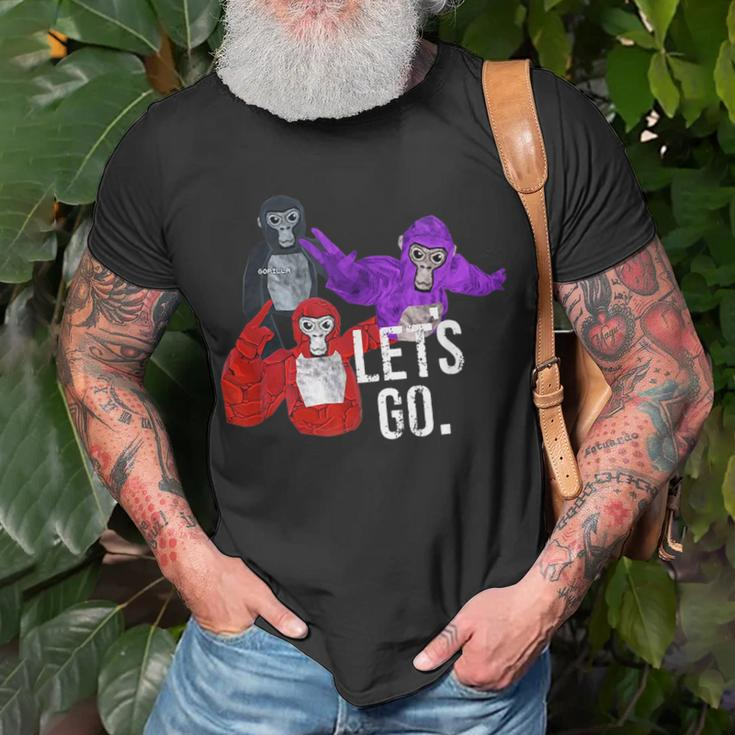 Gorilla Tag Merch For Kids Vr Gamer Ns Monke Monke Unisex T-Shirt Gifts for Old Men