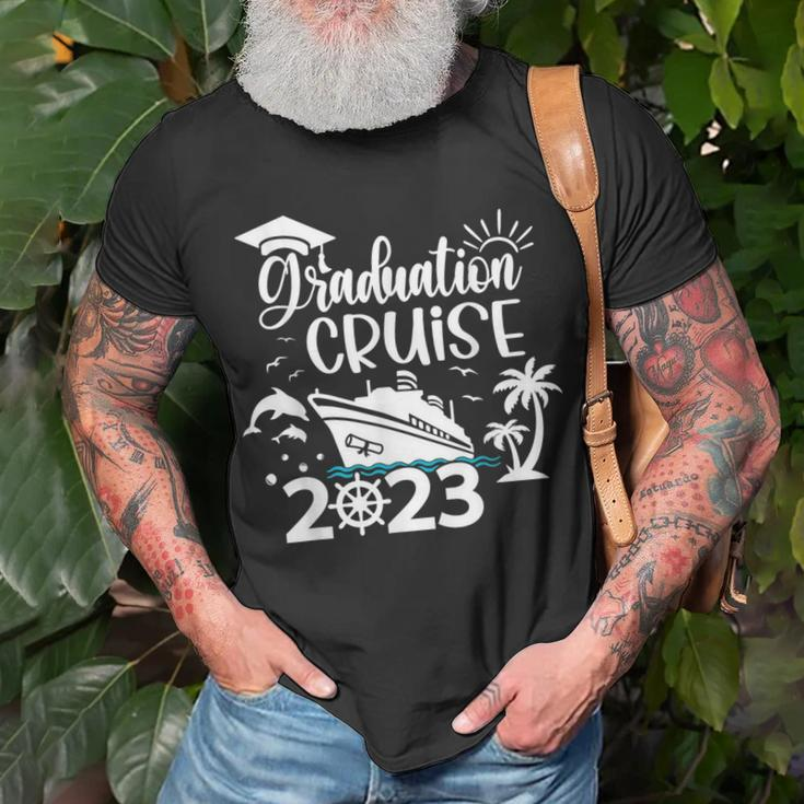 Graduation Cruise Squad 2023 Matching Family Group Vacation Unisex T-Shirt Gifts for Old Men