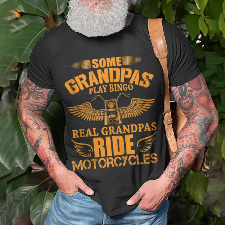 Grandad Motorbike | Vintage Biker Classic Motorcycle Unisex T-Shirt Gifts for Old Men
