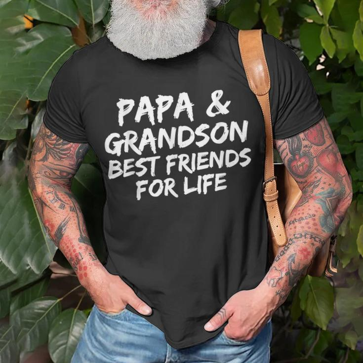 Grandpa Granddad Papa And Grandson Best Friend For Life Unisex T-Shirt Gifts for Old Men
