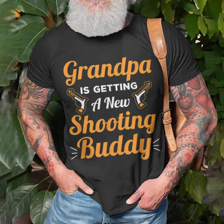 Grandpa Is Getting A New Shooting Buddy - For New Grandpas Unisex T-Shirt Gifts for Old Men