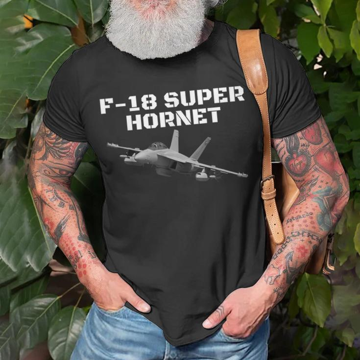 A Great F-18 Super Hornet Aviation T-Shirt Gifts for Old Men