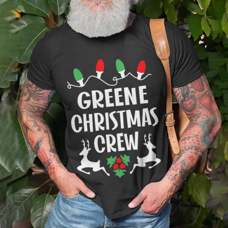 Greene Name Gift Christmas Crew Greene Unisex T-Shirt Gifts for Old Men