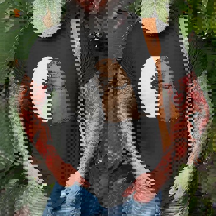 Groundhog Day Shadow Puppet T-Shirt Gifts for Old Men