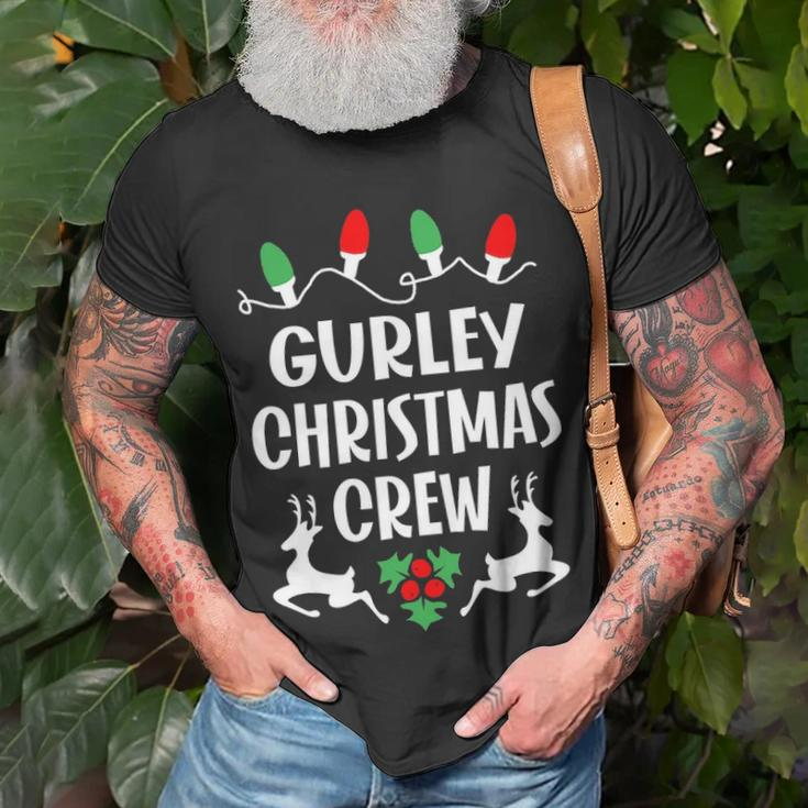 Gurley Name Gift Christmas Crew Gurley Unisex T-Shirt Gifts for Old Men