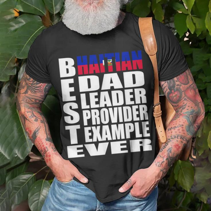 Haitian Dad For Men Haiti Fathers Day Gift Idea Unisex T-Shirt Gifts for Old Men
