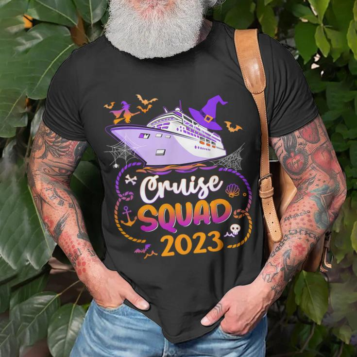 Halloween Cruise Squad 2023 Matching Cruising Crew Vacation T-Shirt Gifts for Old Men