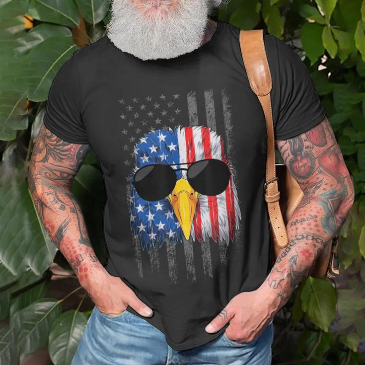 Happy 4Th Of July American Patriotic Us Flag Unisex T-Shirt Gifts for Old Men