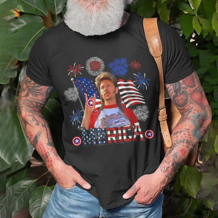 Happy 4Th Of July Merica Funny Joe American Flag Unisex T-Shirt Gifts for Old Men