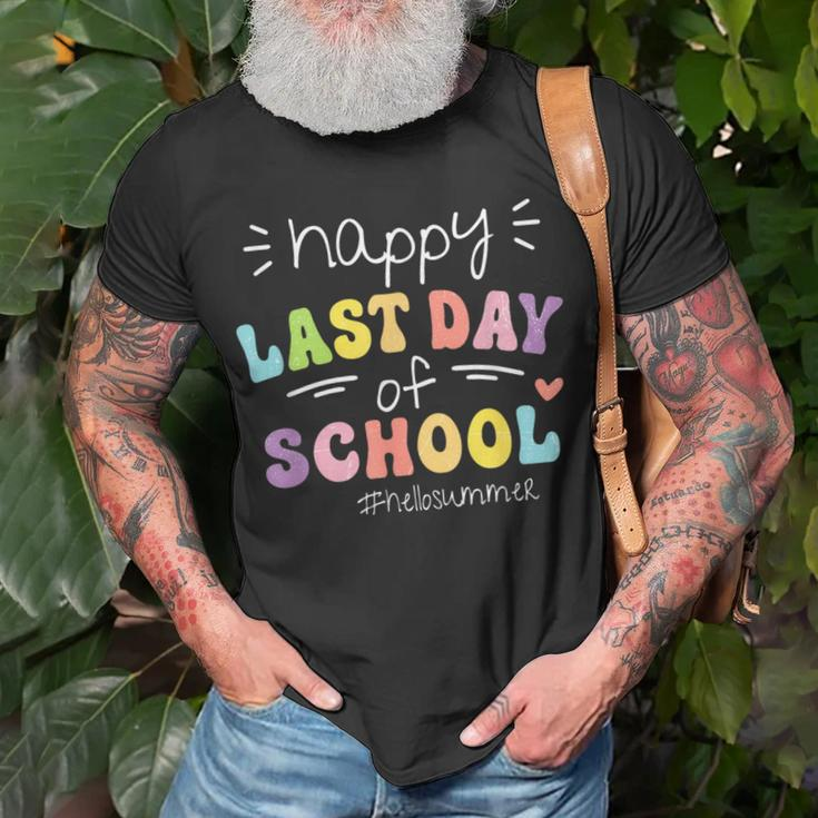 Happy Last Day Of School Cute Outfit For End Of School Year Unisex T-Shirt Gifts for Old Men