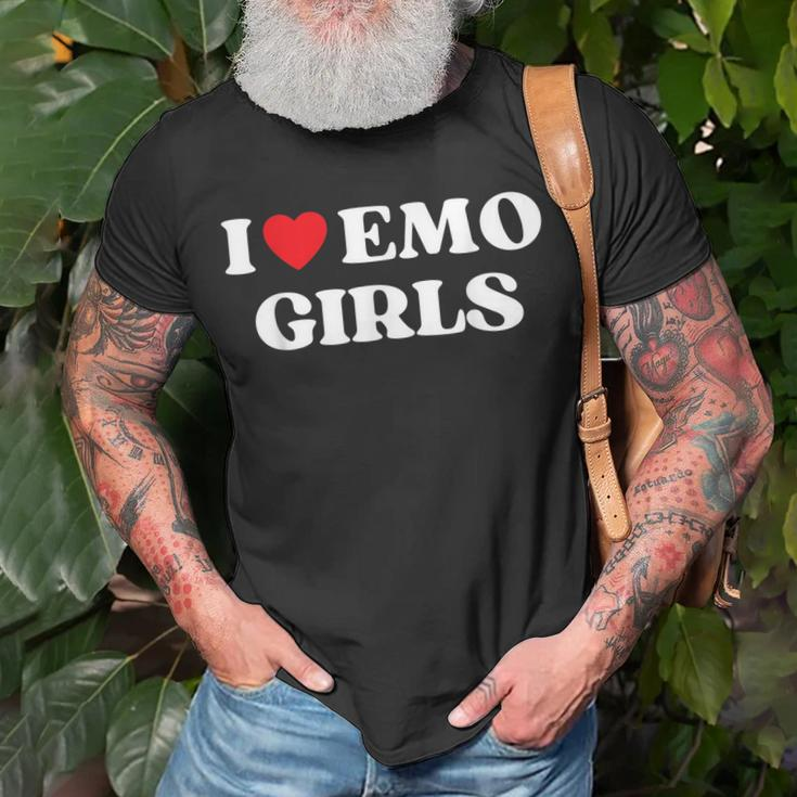  I Heart Emo Girls Funny Quote Red Heart Emo Girl Style T-Shirt  : Clothing, Shoes & Jewelry