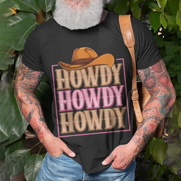 Howdy Cowgirl Western Country Rodeo Southern For Women Girls Unisex T-Shirt Gifts for Old Men