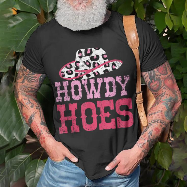 Howdy Hoes Pink Rodeo Western Country Southern Cute Cowgirl Unisex T-Shirt Gifts for Old Men