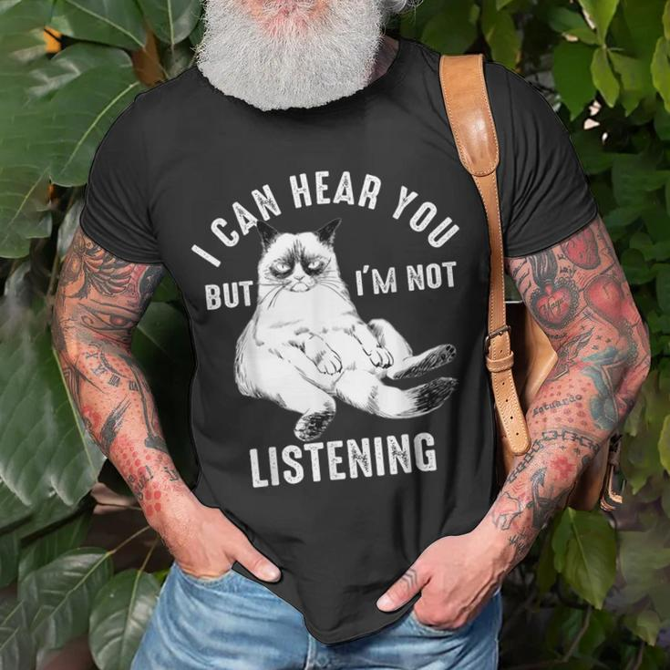 I Can Hear You But Im Not Listening Funny Unisex T-Shirt Gifts for Old Men