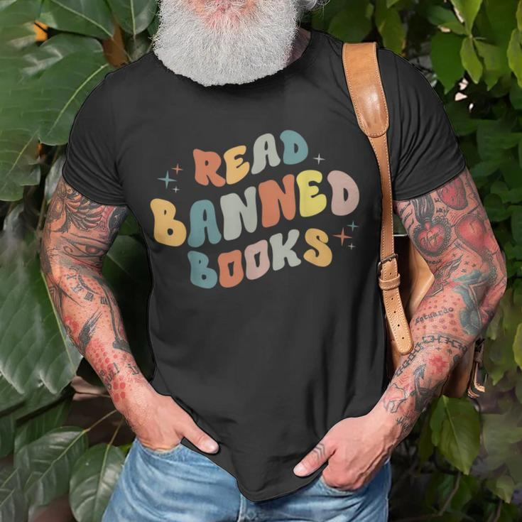 I Read Banned Books I Read Banned Reader Books Lovers Unisex T-Shirt Gifts for Old Men