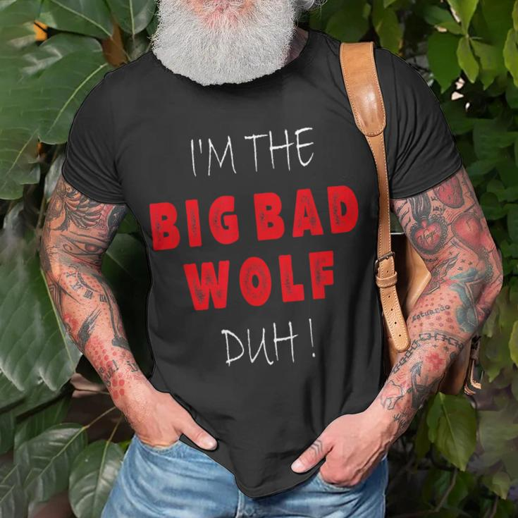 I'm The Bad Wolf Duh Costume Halloween Party T-Shirt Gifts for Old Men